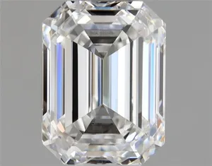 0.6ct EMERALD F VVS2 Natural diamond