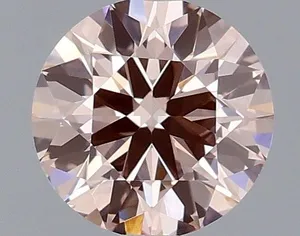 1ct ROUND Fancy Pink VVS2 Coloured Lab diamond