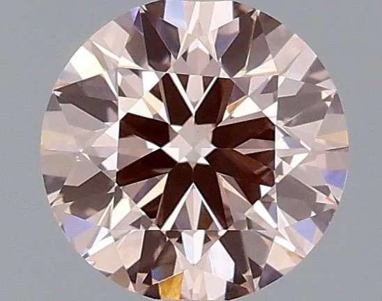 1ct ROUND Fancy Pink VVS2 Coloured Lab diamond
