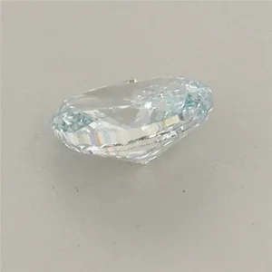 0.54ct OVAL Fancy Greenish Blue VS1 Coloured Lab diamond