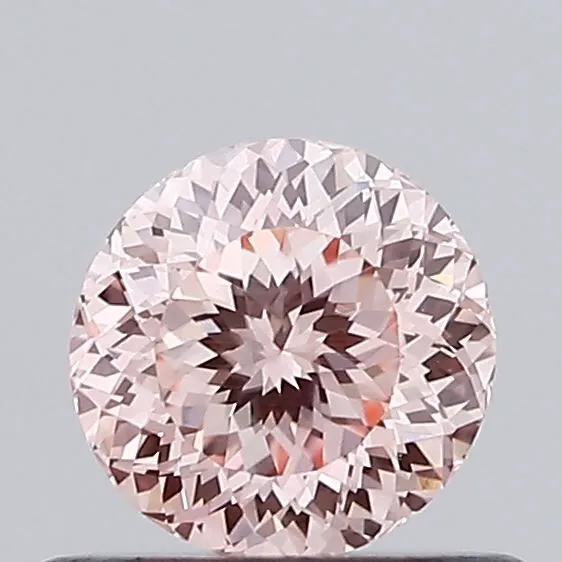 0.46ct ROUND Fancy Intense Pink VVS2 Coloured Lab diamond