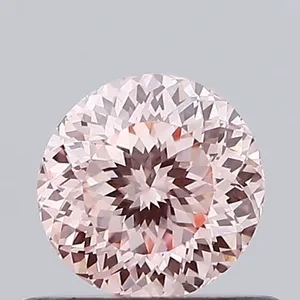 0.46ct ROUND Fancy Intense Pink VVS2 Coloured Lab diamond