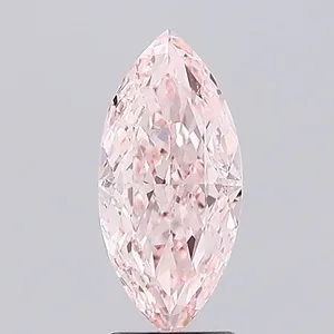 2.5ct MARQUISE Fancy Intense Pink VS1 Coloured Lab diamond