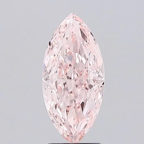 2.5ct MARQUISE Fancy Intense Pink VS1 Coloured Lab diamond