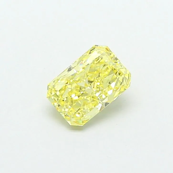 1.26ct RADIANT Fancy Intense Yellow VS2 Coloured Lab diamond