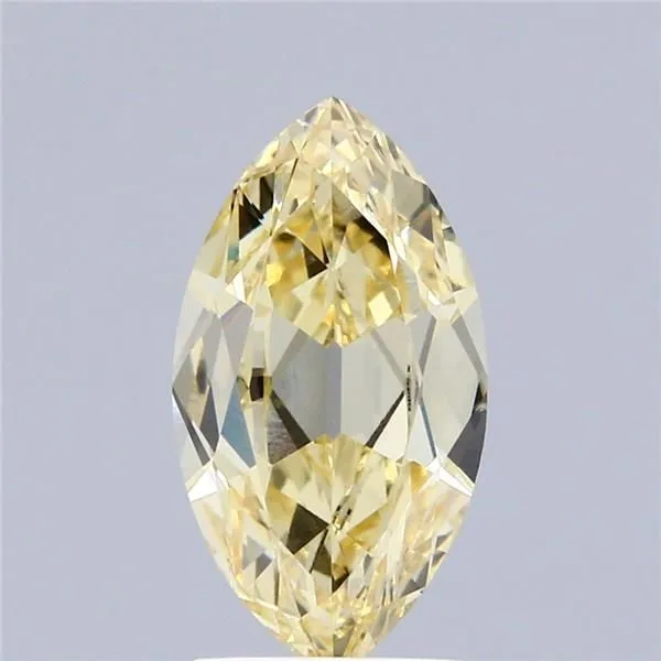 2.03ct MARQUISE Fancy Yellow VS1 Coloured Lab diamond