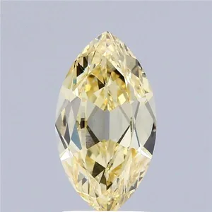 2.03ct MARQUISE Fancy Yellow VS1 Coloured Lab diamond