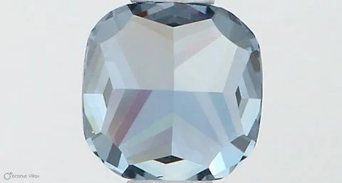 0.51ct CUSHION Fancy Intense Blue VS2 Coloured Lab diamond