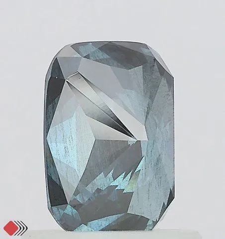 1.01ct CUSHION Fancy Deep Blue I1 Coloured Lab diamond