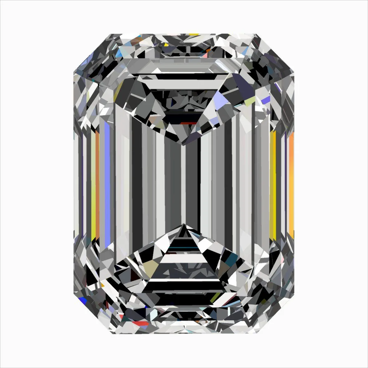 0.50ct EMERALD G VS2 Natural diamond