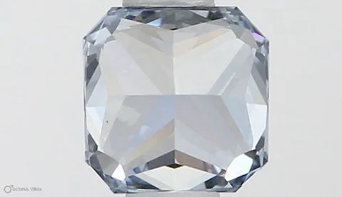 0.51ct RADIANT Fancy Intense Blue VS1 Coloured Lab diamond