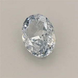 0.53ct OVAL Fancy Blue VVS2 Coloured Lab diamond