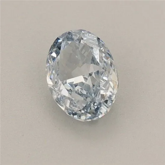 0.53ct OVAL Fancy Blue VVS2 Coloured Lab diamond