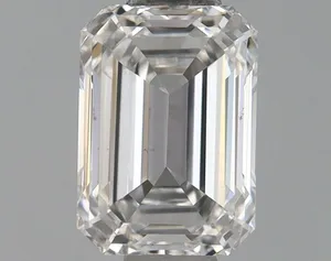 0.71ct EMERALD F VS1 Lab diamond