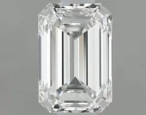 0.5ct EMERALD F VS1 Natural diamond
