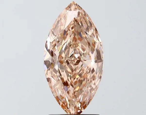 2.5ct MARQUISE Fancy Vivid Pink VS1 Coloured Lab diamond