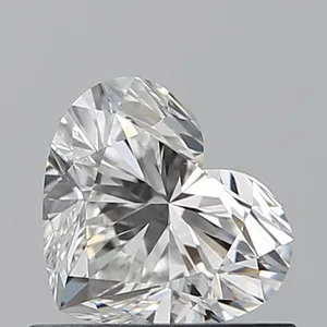 0.7ct HEART F VVS2 Natural diamond