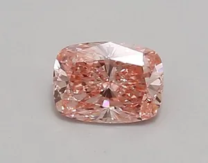 0.54ct CUSHION Fancy Vivid Pink VS2 Coloured Lab diamond