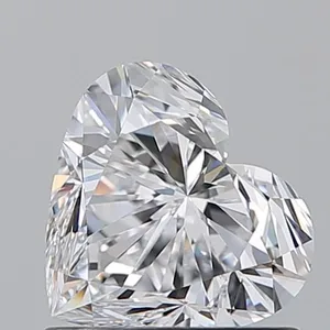 0.9ct HEART D VVS2 Natural diamond