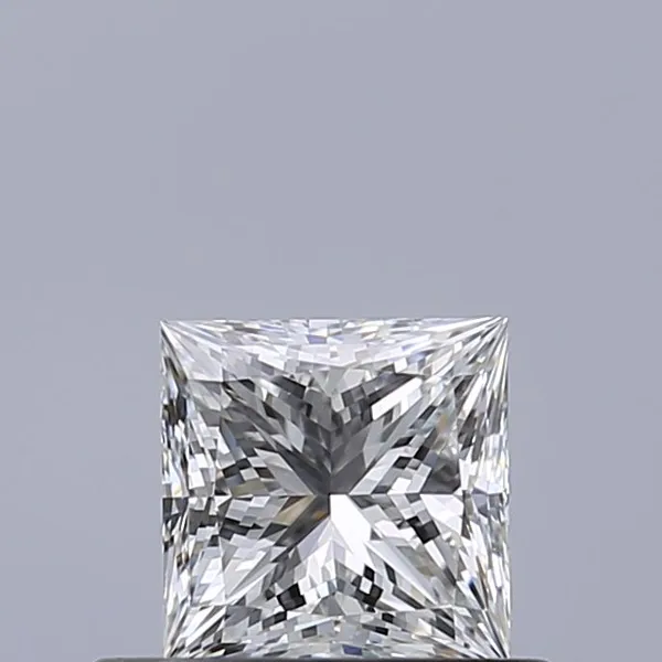 0.51ct PRINCESS F VVS1 Natural diamond