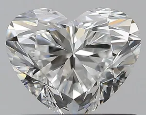0.71ct HEART F VS1 Natural diamond