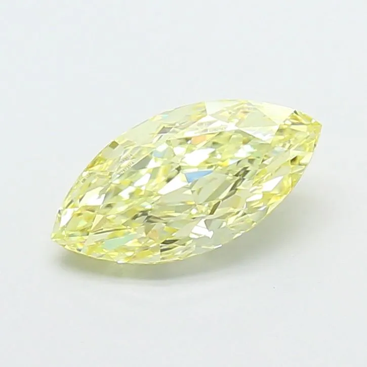 1.13ct MARQUISE Fancy Yellow VVS2 Coloured Lab diamond