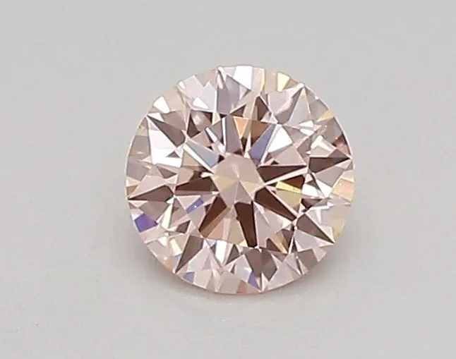0.33ct ROUND Fancy Intense Pink VS1 Coloured Lab diamond