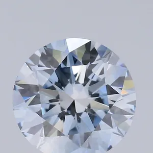0.82ct ROUND Fancy Blue VVS2 Coloured Lab diamond