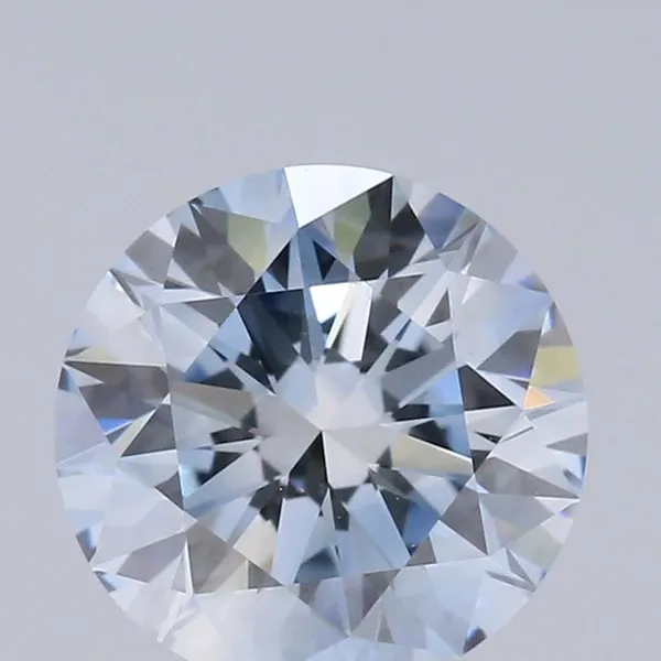0.82ct ROUND Fancy Blue VVS2 Coloured Lab diamond