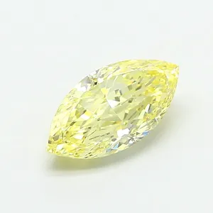 1.07ct MARQUISE Fancy Yellow VS1 Coloured Lab diamond