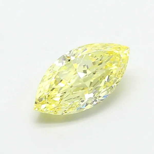 1.07ct MARQUISE Fancy Yellow VS1 Coloured Lab diamond