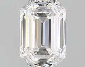0.63ct EMERALD E IF Natural diamond