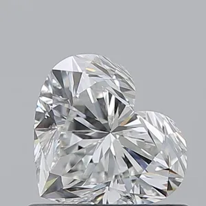 0.7ct HEART G VVS2 Natural diamond