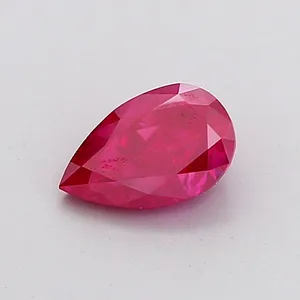 0.86ct PEAR Fancy Vivid Pink VS1 Coloured Lab diamond