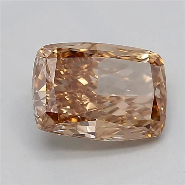 1.04ct CUSHION Fancy Light Yellow VS1 Coloured Lab diamond