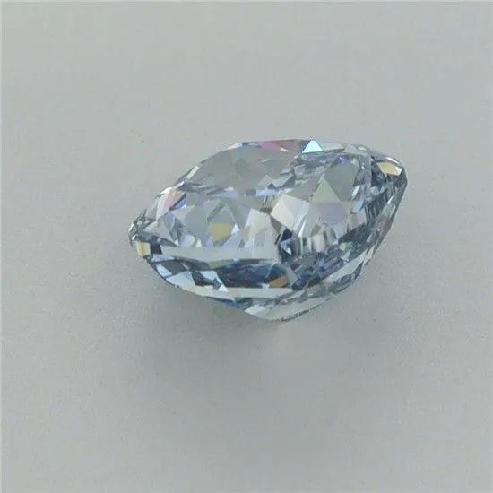 1.23ct CUSHION Fancy Vivid Blue VS1 Coloured Lab diamond