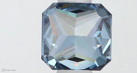 0.46ct RADIANT Fancy Vivid Blue VS1 Coloured Lab diamond