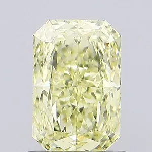 1.11ct RADIANT Fancy Intense Yellow VVS2 Coloured Lab diamond