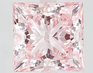 5.52ct PRINCESS Fancy Intense Pink VS1 Coloured Lab diamond