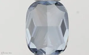 0.4ct CUSHION Fancy Vivid Blue VS1 Coloured Lab diamond
