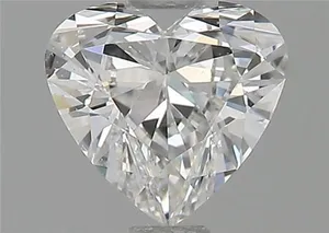 0.7ct HEART F VVS2 Natural diamond