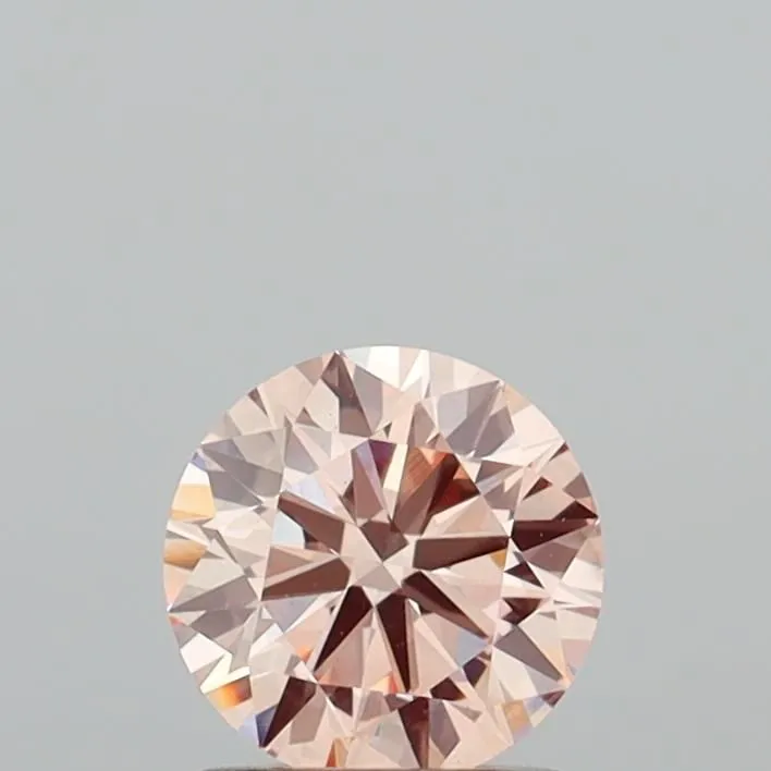 1.04ct ROUND Fancy Intense Pink VS1 Coloured Lab diamond