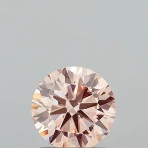 1.04ct ROUND Fancy Intense Pink VS1 Coloured Lab diamond