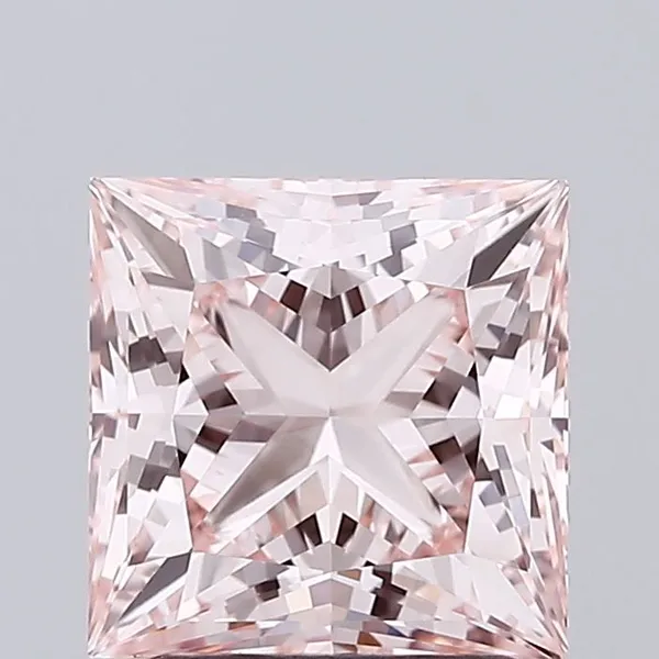 2.2ct PRINCESS Fancy Intense Pink VVS2 Coloured Lab diamond