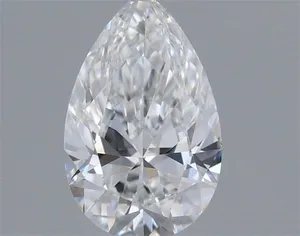 0.45ct PEAR F VVS1 Natural diamond