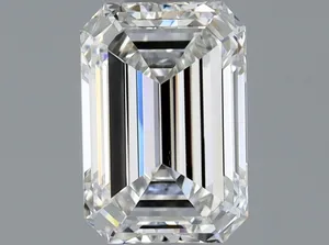 0.5ct EMERALD F VVS1 Natural diamond