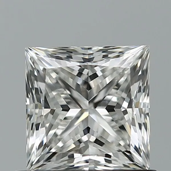 0.9ct PRINCESS G VVS2 Natural diamond