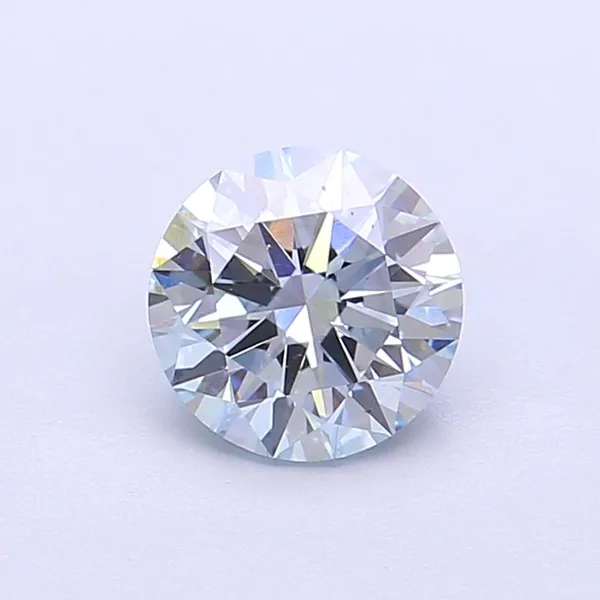 1.06ct ROUND Fancy Light Blue VVS2 Coloured Lab diamond