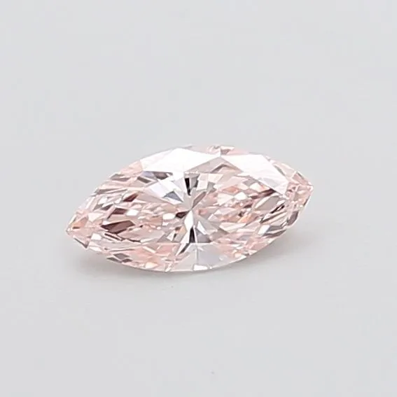 0.40ct MARQUISE Fancy Pink VVS2 Coloured Lab diamond