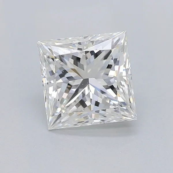 0.9ct PRINCESS F SI1 Natural diamond